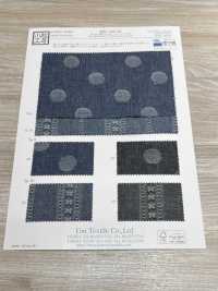 KYC240-58-D9 Salopette Jacquard Tinta In Filo 30x20, Ampia Larghezza[Tessile / Tessuto] Uni Textile(Komon Studio) Sottofoto