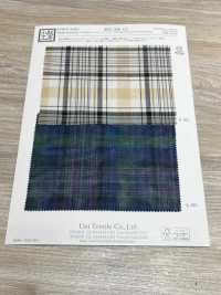 KYC326-D2 Organza A Quadri Tinta In Filo T/C[Tessile / Tessuto] Uni Textile(Komon Studio) Sottofoto