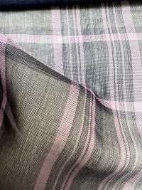 KYC326-D1 Organza A Quadri Tinta In Filo T/C[Tessile / Tessuto] Uni Textile(Komon Studio) Sottofoto