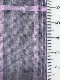 KYC326-D1 Organza A Quadri Tinta In Filo T/C[Tessile / Tessuto] Uni Textile(Komon Studio) Sottofoto