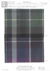 KYC326-D3 Organza a quadri T/C tinto in filo