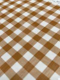 KYC326-W-D1 Organza Tinta In Filo T/C A Quadri Larghi[Tessile / Tessuto] Uni Textile(Komon Studio) Sottofoto