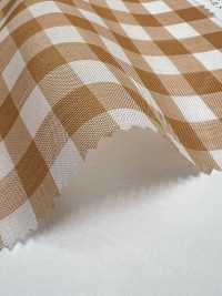 KYC326-W-D1 Organza Tinta In Filo T/C A Quadri Larghi[Tessile / Tessuto] Uni Textile(Komon Studio) Sottofoto