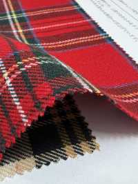 KYC401-W-D1 Filato Tinto In Filo T/Ry Check Fuzzy[Tessile / Tessuto] Uni Textile(Komon Studio) Sottofoto