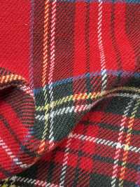 KYC401-W-D1 Filato Tinto In Filo T/Ry Check Fuzzy[Tessile / Tessuto] Uni Textile(Komon Studio) Sottofoto