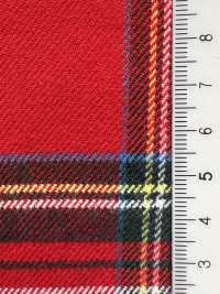 KYC401-W-D1 Filato Tinto In Filo T/Ry Check Fuzzy[Tessile / Tessuto] Uni Textile(Komon Studio) Sottofoto