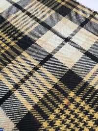 KYC401-W-D2 Filato Tinto In Filo T/Ry Check Fuzzy[Tessile / Tessuto] Uni Textile(Komon Studio) Sottofoto