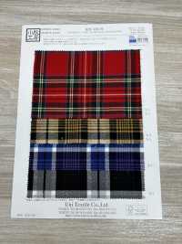 KYC401-W-D2 Filato Tinto In Filo T/Ry Check Fuzzy[Tessile / Tessuto] Uni Textile(Komon Studio) Sottofoto