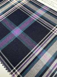 KYC411-D1 Cura Del Filato Tinto In Filo T/C Check Gold[Tessile / Tessuto] Uni Textile(Komon Studio) Sottofoto