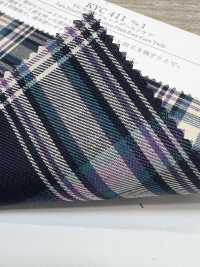 KYC411-D1 Cura Del Filato Tinto In Filo T/C Check Gold[Tessile / Tessuto] Uni Textile(Komon Studio) Sottofoto