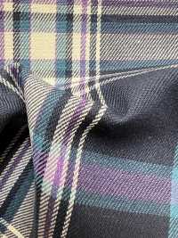 KYC411-D1 Cura Del Filato Tinto In Filo T/C Check Gold[Tessile / Tessuto] Uni Textile(Komon Studio) Sottofoto