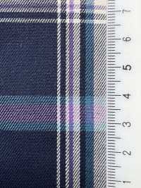 KYC411-D1 Cura Del Filato Tinto In Filo T/C Check Gold[Tessile / Tessuto] Uni Textile(Komon Studio) Sottofoto