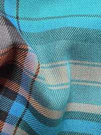 KYC411-D7 Cura Del Filato Tinto In Filo T/C Check Gold[Tessile / Tessuto] Uni Textile(Komon Studio) Sottofoto