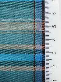 KYC411-D7 Cura Del Filato Tinto In Filo T/C Check Gold[Tessile / Tessuto] Uni Textile(Komon Studio) Sottofoto