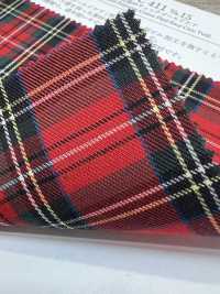 KYC411-D15 Cura Del Filato Tinto In Filo T/C Check Gold[Tessile / Tessuto] Uni Textile(Komon Studio) Sottofoto