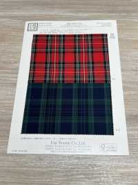 KYC411-D15 Cura Del Filato Tinto In Filo T/C Check Gold[Tessile / Tessuto] Uni Textile(Komon Studio) Sottofoto