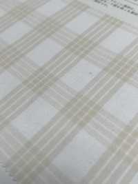 KYC421-D1 T/C Filato Tinto Paraca Check Gold Care[Tessile / Tessuto] Uni Textile(Komon Studio) Sottofoto