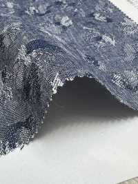 KYC424-W-D3 Jacquard Tinto In Filo Di Lino E Rayon Di Cotone[Tessile / Tessuto] Uni Textile(Komon Studio) Sottofoto