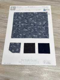 KYC424-W-D3 Jacquard Tinto In Filo Di Lino E Rayon Di Cotone[Tessile / Tessuto] Uni Textile(Komon Studio) Sottofoto