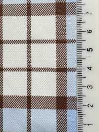 KYC452-D2 Cura Del Filato Tinto In Filo T/C Check Gold[Tessile / Tessuto] Uni Textile(Komon Studio) Sottofoto
