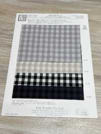 KYC636-W-D1 Tessuto Per Macchina Da Scrivere Tinto In Filo 60 Omi Sbiancato Largo Largo Largo[Tessile / Tessuto] Uni Textile(Komon Studio) Sottofoto
