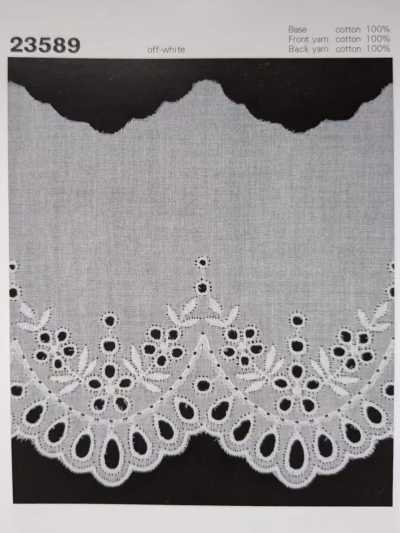 23589 Merletto di cotone