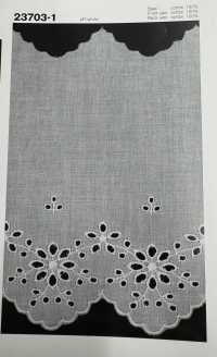 23703-1 Pizzo Di Cotone Kyowa Lace Sottofoto