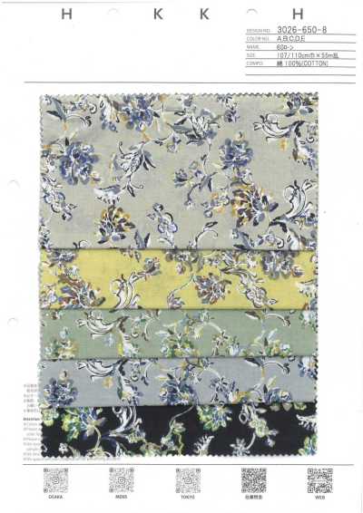 3026-650-8 60 batista chintz