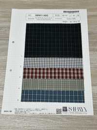 SBW11493 Controllo Di Lavorazione Della Lavatrice Per Tessuti Per Macchine Da Scrivere 50/1[Tessile / Tessuto] SHIBAYA Sottofoto
