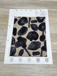 7026-700-2 CL Loomstate Round Flower[Tessile / Tessuto] HOKKOH Sottofoto