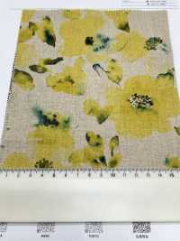 7026-700-3 Fiori Ad Acquerello CL Loomstate[Tessile / Tessuto] HOKKOH Sottofoto