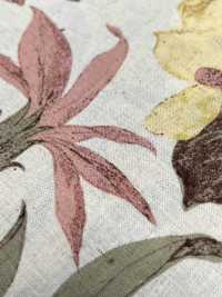 1026-705-1 Telaio In Lino Con Fiori Incisi[Tessile / Tessuto] HOKKOH Sottofoto