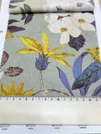1026-705-1 Telaio In Lino Con Fiori Incisi[Tessile / Tessuto] HOKKOH Sottofoto