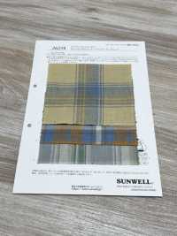 26259 OLD SLUB 10 Filo Singolo Twill Di Cotone Tartan[Tessile / Tessuto] SUNWELL Sottofoto