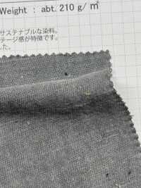 OS2240 Canapa/C Gabardina Tannino Di Cachi, Tintura Al Carbone[Tessile / Tessuto] SHIBAYA Sottofoto