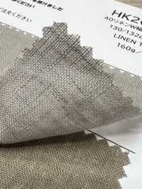 HK200GW 40 Lino Larghezza W, Pigmento Tinto + OW[Tessile / Tessuto] KOYAMA Sottofoto