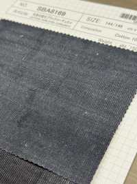 SBA8169 Velluto A Coste Nero Solforato Tinto In Filo[Tessile / Tessuto] SHIBAYA Sottofoto