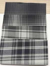 SBA8169 Velluto A Coste Nero Solforato Tinto In Filo[Tessile / Tessuto] SHIBAYA Sottofoto
