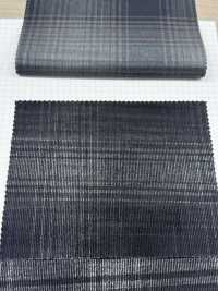 SBA8169 Velluto A Coste Nero Solforato Tinto In Filo[Tessile / Tessuto] SHIBAYA Sottofoto