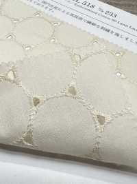 KCL518-D233 60 Pizzo Da Prato[Tessile / Tessuto] Uni Textile(Komon Studio) Sottofoto