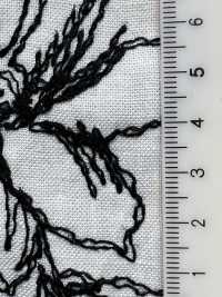KCL524-D681 Ricamo Su Tela Di Lino E Rayon[Tessile / Tessuto] Uni Textile(Komon Studio) Sottofoto