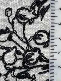 KCL524-D2896 Pizzo Di Tela Di Lino E Rayon[Tessile / Tessuto] Uni Textile(Komon Studio) Sottofoto