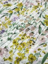 8026-680-7 80 Fiori Ad Acquerello Lawn Miracle Wave[Tessile / Tessuto] HOKKOH Sottofoto