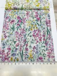 8026-680-7 80 Fiori Ad Acquerello Lawn Miracle Wave[Tessile / Tessuto] HOKKOH Sottofoto