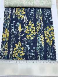 8026-790-1 Lino Loomstate A Righe A Fiori[Tessile / Tessuto] HOKKOH Sottofoto