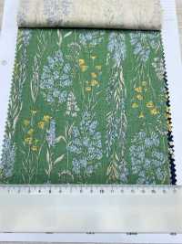 8026-790-1 Lino Loomstate A Righe A Fiori[Tessile / Tessuto] HOKKOH Sottofoto