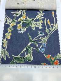8026-790-2 Tela Di Lino Con Fiori Dipinti A Mano[Tessile / Tessuto] HOKKOH Sottofoto