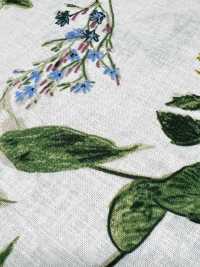 8026-790-2 Tela Di Lino Con Fiori Dipinti A Mano[Tessile / Tessuto] HOKKOH Sottofoto