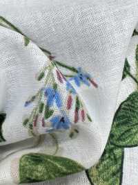 8026-790-2 Tela Di Lino Con Fiori Dipinti A Mano[Tessile / Tessuto] HOKKOH Sottofoto