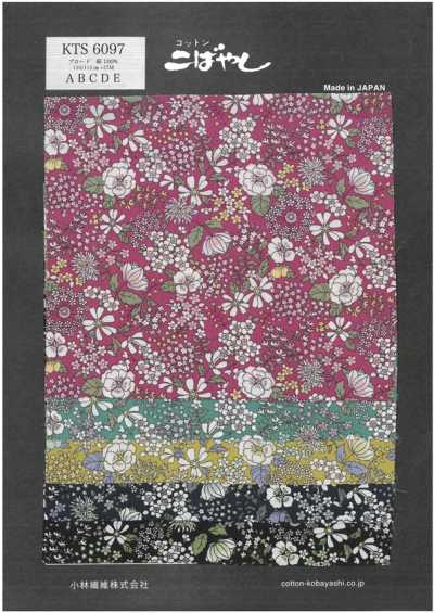 KTS6097 Popeline con stampa floreale